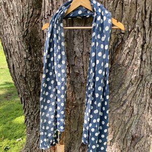 MAGNOLIA PEARL Brushed Cotton Shawl in Polka Dot w/ TAGS